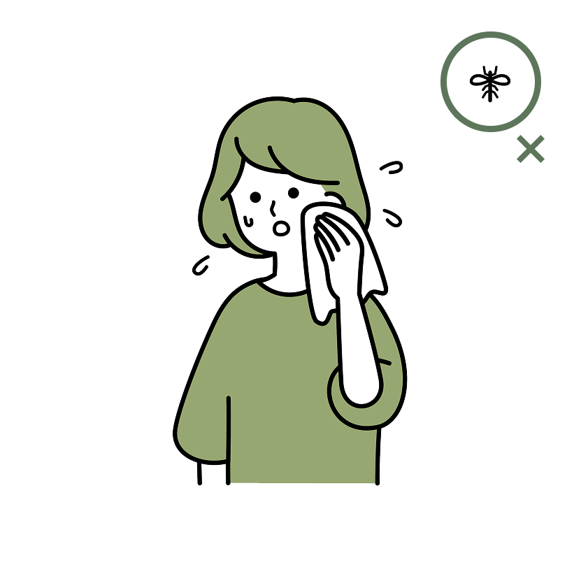 ニオイで困ったらイラスト